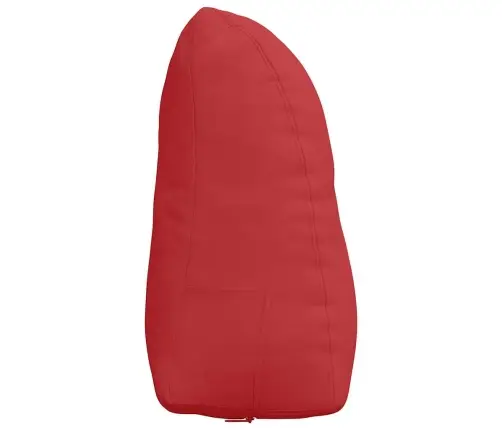 Atpakaļ Spilvens Sarkana 45 X 24 X 50 Cm Audums Vidaxl