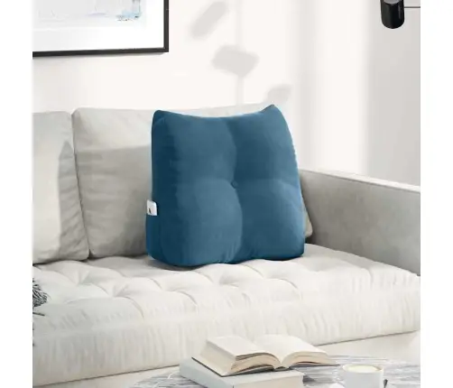 Seljatugi Padi Sinine 45 X 24 X 50 Cm Samet