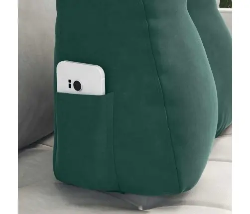 Apsaugos Pagalvė Tamsiai Žalia 45 X 24 X 50 Cm Aksomas