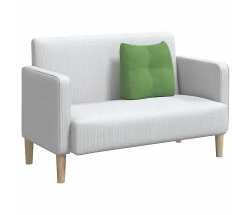 Atpakaļ Spilvens Gaiši Zaļa 45 X 24 X 50 Cm Samts Vidaxl