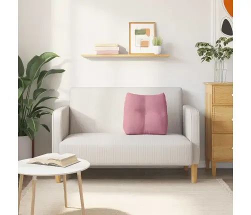 Seljatugi Padi Roosa 45 X 24 X 50 Cm Samet