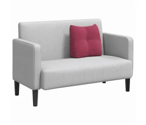 Atpakaļ Spilvens Vīna Sarkans 45 X 24 X 50 Cm Samts Vidaxl