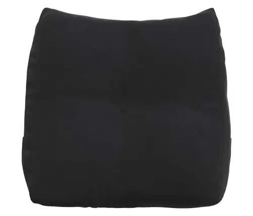 Seljatugi Padi Must 45 X 24 X 50 Cm Samet