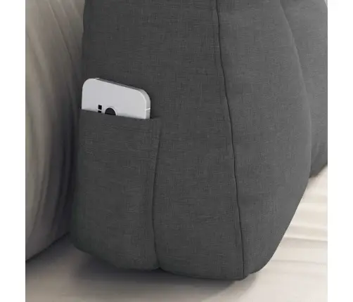 Apsaugos Pagalvė Tamsiai Pilka 60 X 24 X 50 Cm Audinys