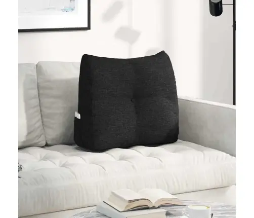 Seljatugi Padi Must 60 X 24 X 50 Cm Kangas