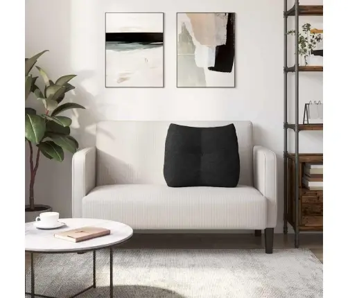 Seljatugi Padi Must 60 X 24 X 50 Cm Kangas