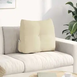 Seljatugi Padi Cream 60 X 24 X 50 Cm Kangas