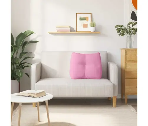 Seljatugi Padi Roosa 60 X 24 X 50 Cm Kangas