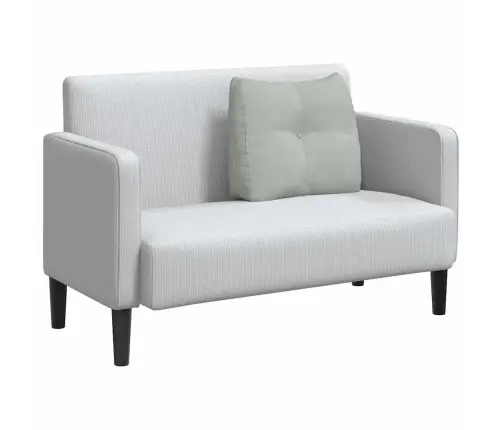 Atpakaļ Spilvens Gaiši Pelēks 60 X 24 X 50 Cm Samts Vidaxl