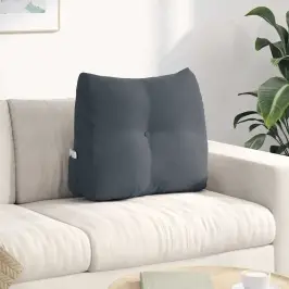 Apsaugos Pagalvė Tamsiai Pilka 60 X 24 X 50 Cm Aksomas
