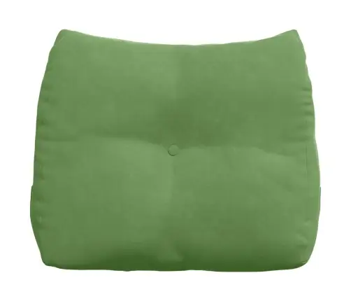 Atpakaļ Spilvens Gaiši Zaļa 60 X 24 X 50 Cm Samts Vidaxl