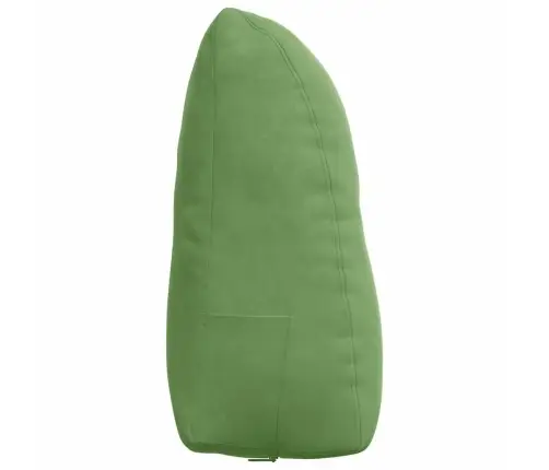 Atpakaļ Spilvens Gaiši Zaļa 60 X 24 X 50 Cm Samts Vidaxl