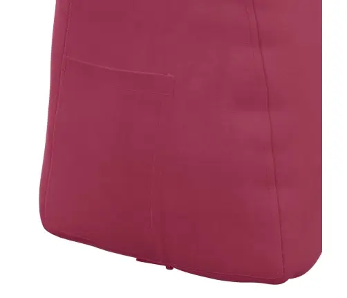 Atpakaļ Spilvens Vīna Sarkans 60 X 24 X 50 Cm Samts Vidaxl