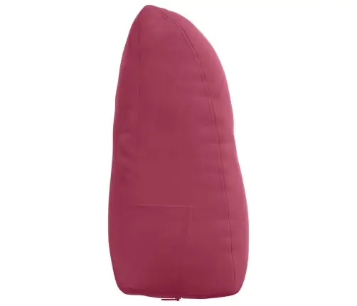 Atpakaļ Spilvens Vīna Sarkans 60 X 24 X 50 Cm Samts Vidaxl