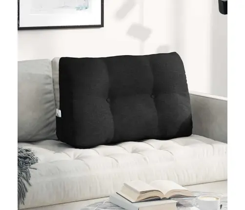 Seljatugi Padi Must 80 X 24 X 50 Cm Kangas