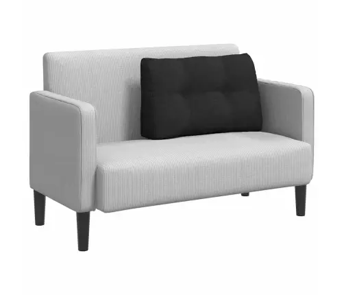 Seljatugi Padi Must 80 X 24 X 50 Cm Kangas