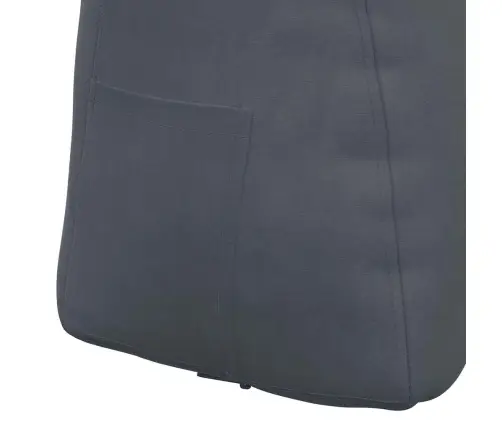 Atpakaļ Spilvens Tumši Pelēks 80 X 24 X 50 Cm Samts Vidaxl