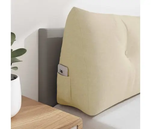 Seljatugi Padi Cream 100 X 24 X 50 Cm Kangas