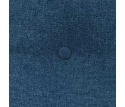 Atpakaļ Spilvens Zila 100 X 24 X 50 Cm Audums Vidaxl