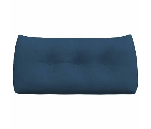Atpakaļ Spilvens Zila 100 X 24 X 50 Cm Audums Vidaxl