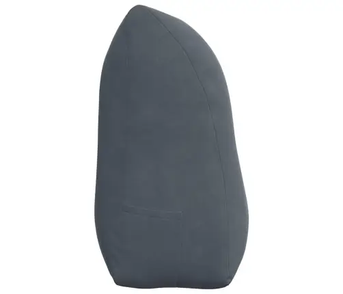 Atpakaļ Spilvens Tumši Pelēks 100 X 24 X 50 Cm Samts Vidaxl