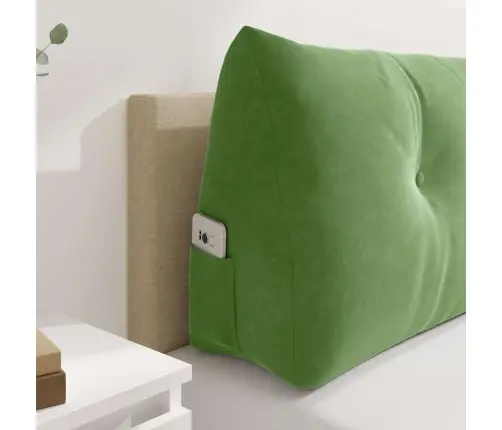 Seljatugi Padi Hele Roheline 100 X 24 X 50 Cm Samet