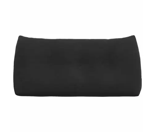 Seljatugi Padi Must 100 X 24 X 50 Cm Samet