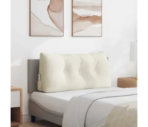 Seljatugi Padi Cream 100 X 24 X 50 Cm Samet