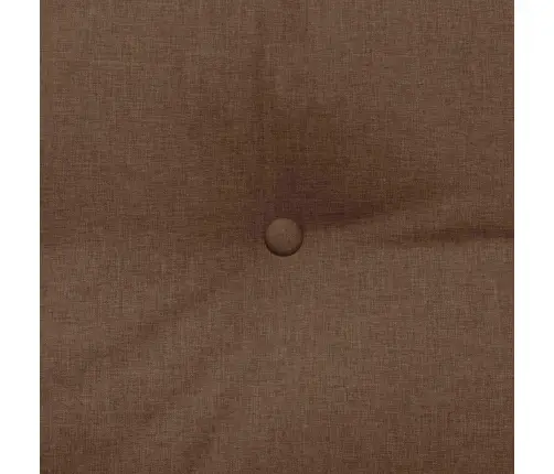Atpakaļ Spilvens Brūna 120 X 24 X 50 Cm Audums Vidaxl