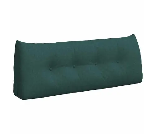 Atpakaļ Spilvens Tumši Zaļš 120 X 24 X 50 Cm Audums Vidaxl