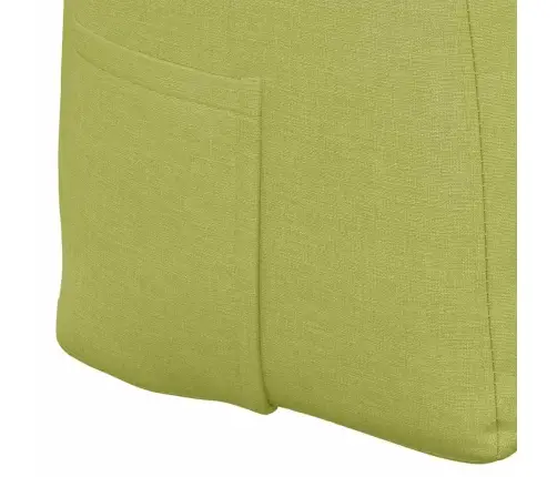 Atpakaļ Spilvens Gaiši Zaļa 120 X 24 X 50 Cm Audums Vidaxl