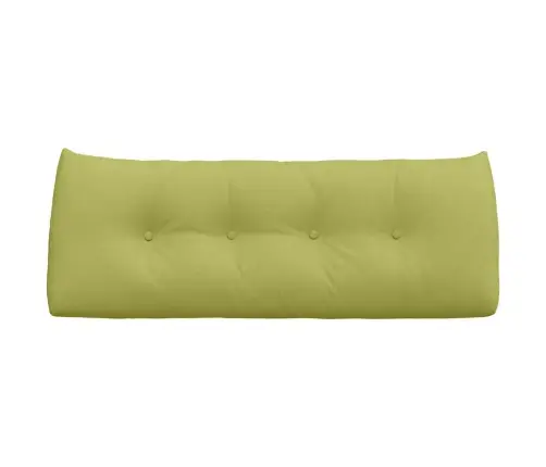 Atpakaļ Spilvens Gaiši Zaļa 120 X 24 X 50 Cm Audums Vidaxl