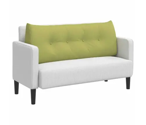 Atpakaļ Spilvens Gaiši Zaļa 120 X 24 X 50 Cm Audums Vidaxl