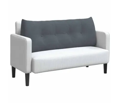 Atpakaļ Spilvens Tumši Pelēks 120 X 24 X 50 Cm Samts Vidaxl