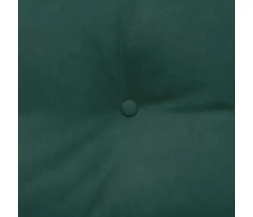 Atpakaļ Spilvens Tumši Zaļš 120 X 24 X 50 Cm Samts Vidaxl