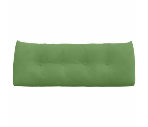 Atpakaļ Spilvens Gaiši Zaļa 120 X 24 X 50 Cm Samts Vidaxl