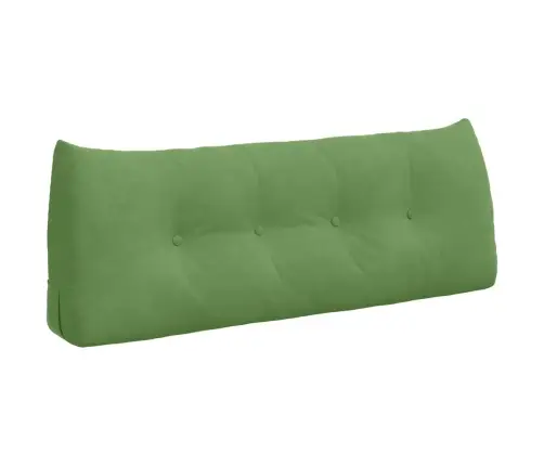 Atpakaļ Spilvens Gaiši Zaļa 120 X 24 X 50 Cm Samts Vidaxl