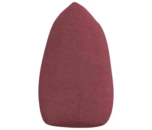 Atpakaļ Spilvens Vīna Sarkans 140 X 24 X 50 Cm Audums Vidaxl