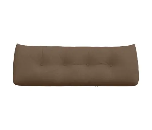 Atpakaļ Spilvens Brūna 140 X 24 X 50 Cm Audums Vidaxl