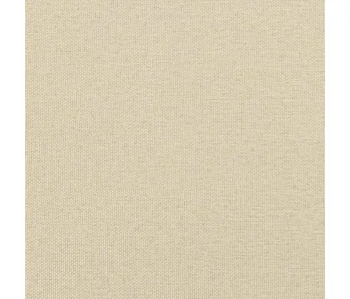 Atpakaļ Spilvens Krēmkrāsa 140 X 24 X 50 Cm Audums Vidaxl