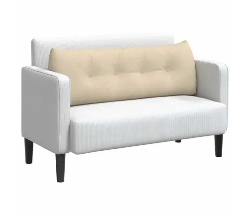 Atpakaļ Spilvens Krēmkrāsa 140 X 24 X 50 Cm Audums Vidaxl