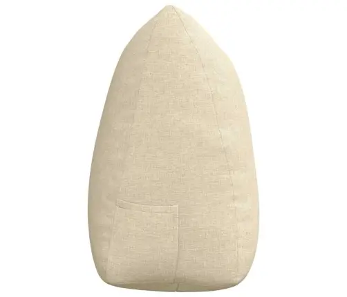 Atpakaļ Spilvens Krēmkrāsa 140 X 24 X 50 Cm Audums Vidaxl