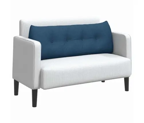 Atpakaļ Spilvens Zila 140 X 24 X 50 Cm Audums Vidaxl