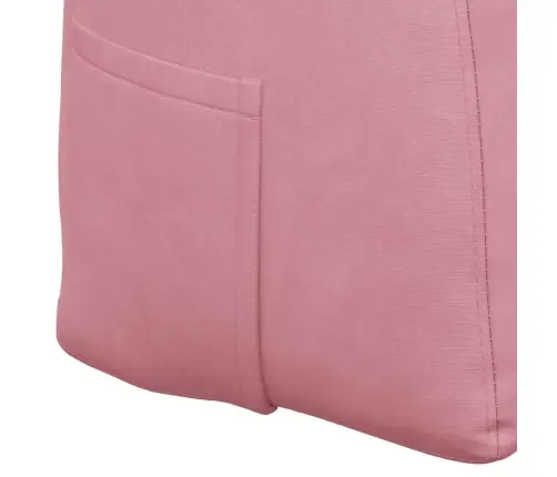 Seljatugi Padi Roosa 140 X 24 X 50 Cm Samet