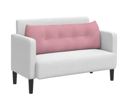 Seljatugi Padi Roosa 140 X 24 X 50 Cm Samet