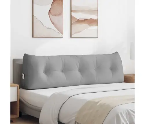 Atpakaļ Spilvens Mākoņu Pelēka 160 X 24 X 50 Cm Audums Vidaxl