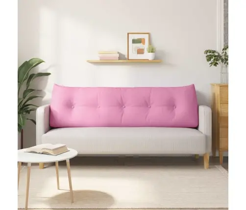 Atpakaļ Spilvens Rozā 160 X 24 X 50 Cm Audums Vidaxl