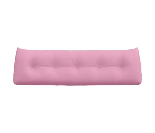 Atpakaļ Spilvens Rozā 160 X 24 X 50 Cm Audums Vidaxl