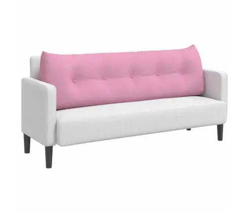 Atpakaļ Spilvens Rozā 160 X 24 X 50 Cm Audums Vidaxl