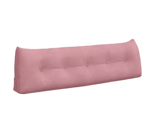 Atpakaļ Spilvens Rozā 160 X 24 X 50 Cm Samts Vidaxl